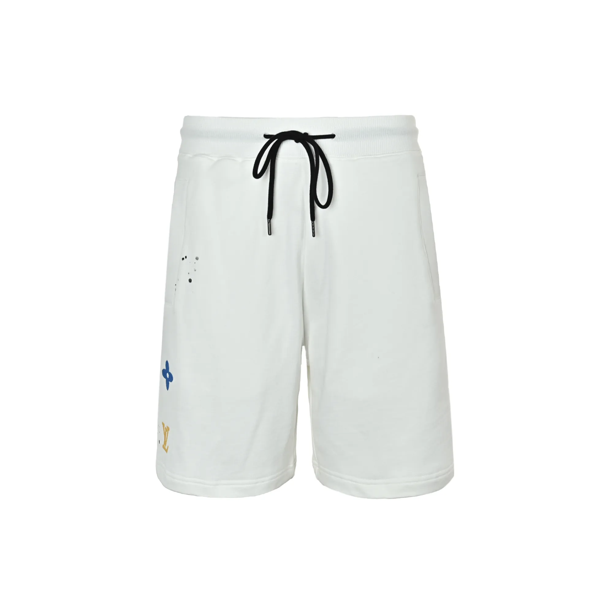 Louis Vuitton/Louis Vuitton multi-element presbyopic print embroidered shorts